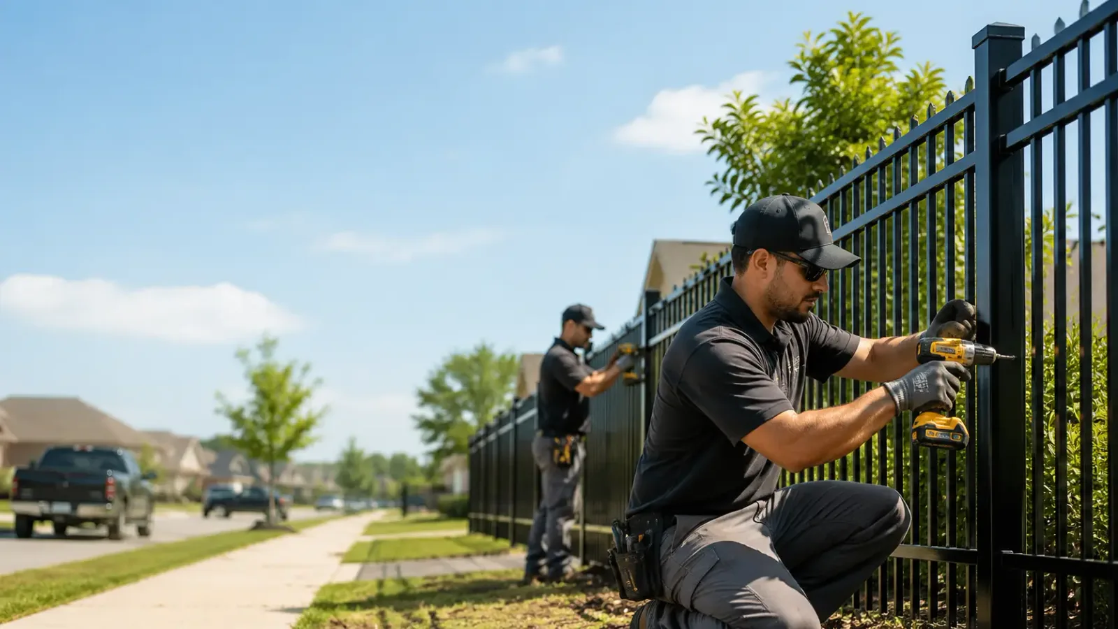 Metal Fence Installation in Drasco, AR